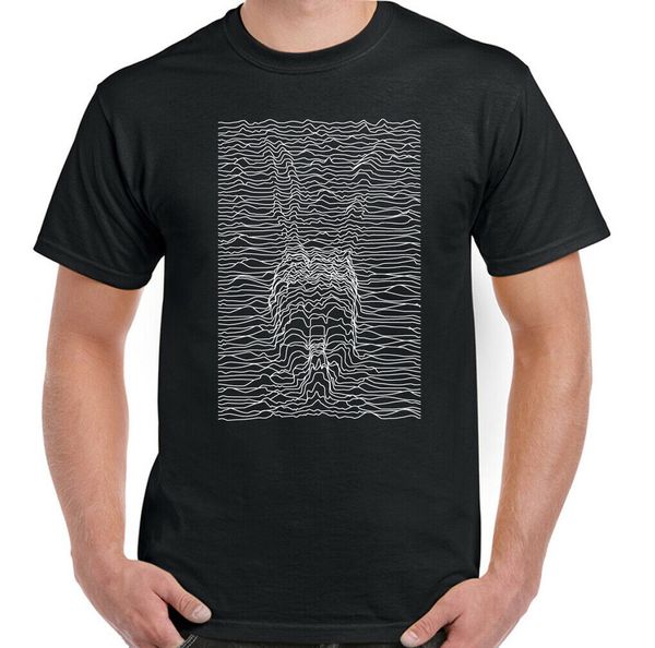 

donnie darko joy division unknown pleasures parody mens funny t-shirt movie top, White;black