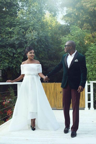

vintage custom groom wedding tuxedos slim fitted velvet jacket with black lapel groomsman suits formal ( jacket +pants, Black;gray
