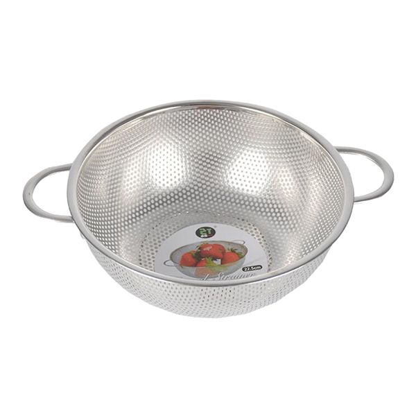 

stainless steel kitchen strainer fruit vegetable draining basket