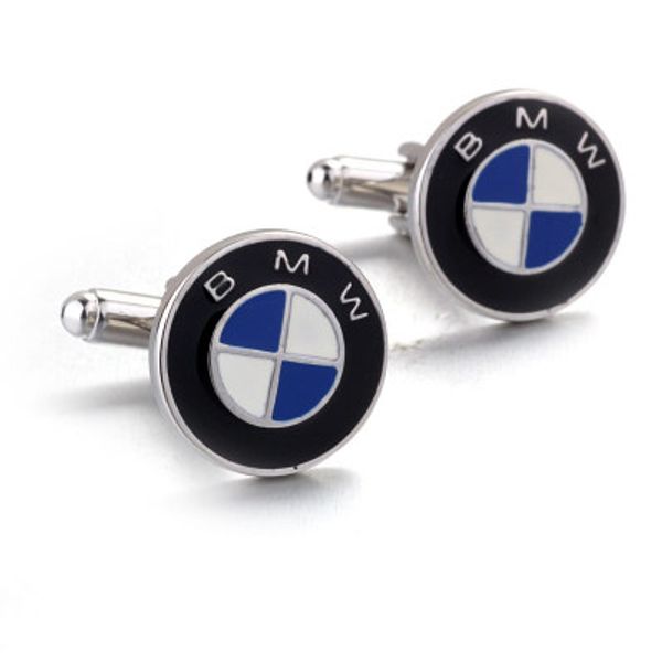 

classic high end cufflinks luxury car logo series cufflinks button mens french shirt cufflinks studs, Silver