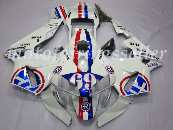 

oem quality new abs full fairings kits fit for honda cbr1000rr (2003-2004) cbr1000rr 03 04 bodywork set red and blue white