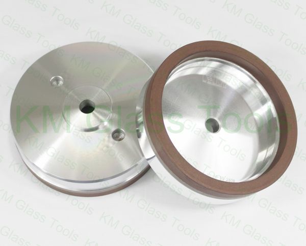 

km qualityresin wheels d150/d130xd-15x10 for glass double edging machine,straight-line edging machine
