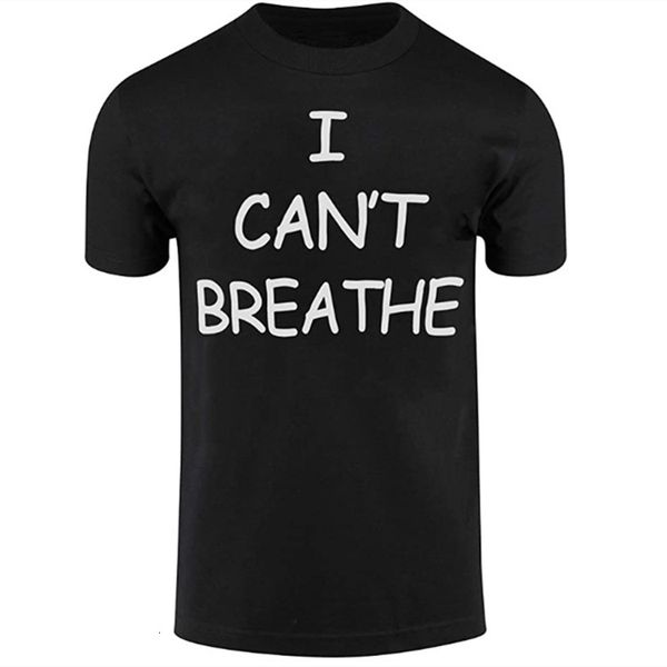

men's i can't breathe letter printed t-shirt vest, White;black
