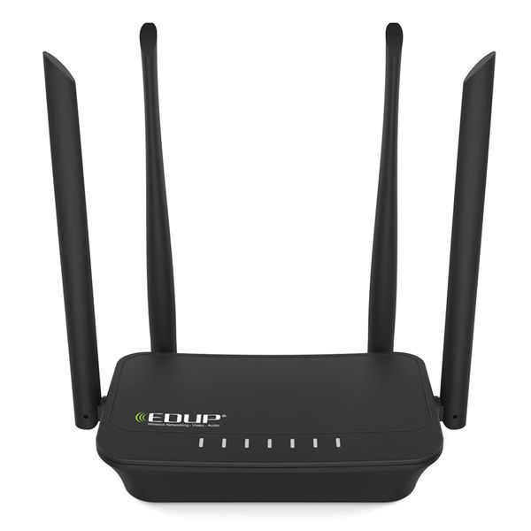 

edup ep - rt2639 2.4ghz wifi 300mbps home smart router 4 x 6dbi high gain antenna