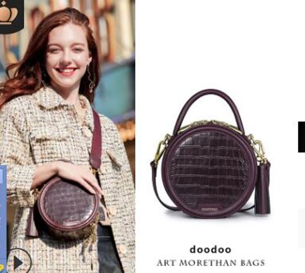 

мешок 2020 новая мода женщин универсальный крокодил маленький круглый мешок внешней торговли женской сумочке