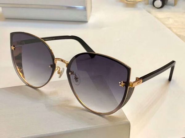 

женщины danb cat eye блеск солнцезащитные очки gold / brown вс очки sonnenbrille eyewear новые с коробкой, White;black