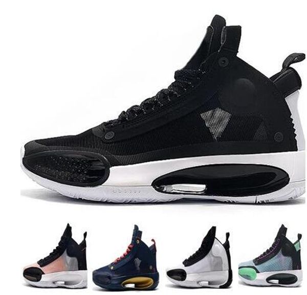 

women's girl xxxiv pf j34 blue void bred basketball shoe training sneakers trainers athletic sports running shoes walking gym jogging s