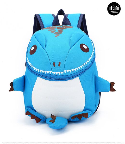 

trend new children cartoon kindergarten shoulder bag personality fashion small dinosaur children bag student backpack