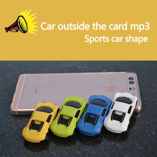 

Styli h car mp3 plug in mu ic player with mall ound box and colorful led light fla hing can be a mini audio