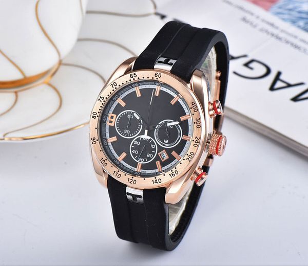 

relogio masculino ladies watch luxury dress designer fashion black dial calendar gold bracelet leather buckle men 2021 gift couple high qual, Slivery;brown
