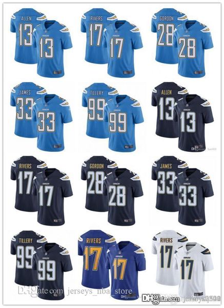 

men women los angeles chargers youth 17 philip rivers 33 derwin james 13 keenan allen 28 melvin gordon football jerseys, Black;red