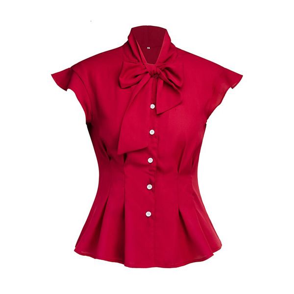 

женщины блуза дизайнерской топы рубашки женской сладкое vintage элегантный зеленый весна тонких рукава bowknot женского офис черного гот блу, White