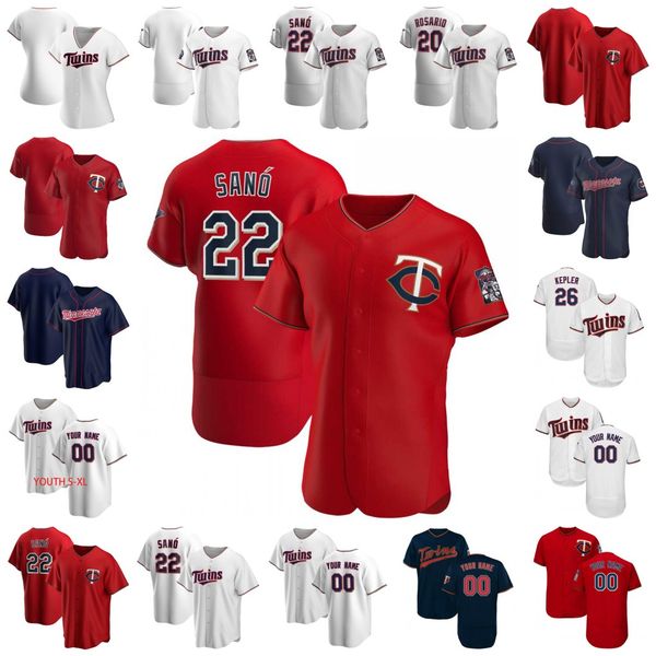 

2020 minnesota jersey byron buxton phil hughes max kepler eddie rosario joe mauer miguel sano nelson cruz marwin gonzalez alex avila jerseys, Blue;black
