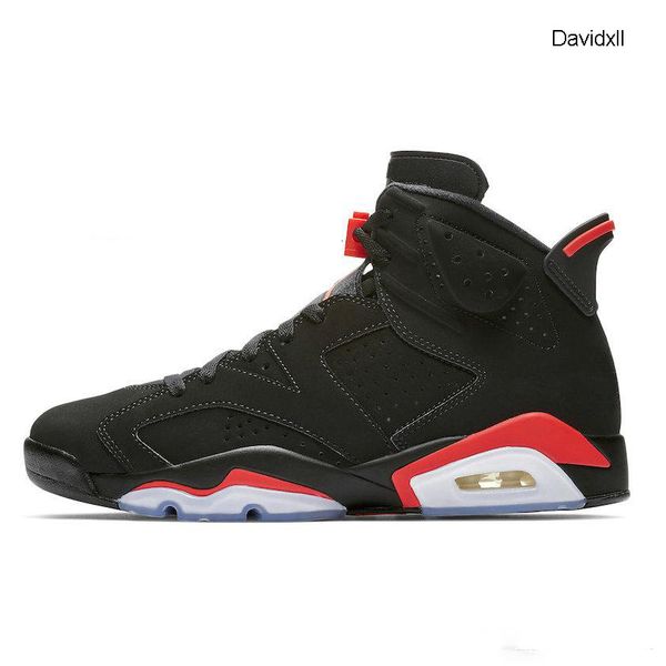 

black infrared 6s men basketball shoes dmp tinker unc white red carmine oreo toro designer mens trainer sport sneaker size 41-47