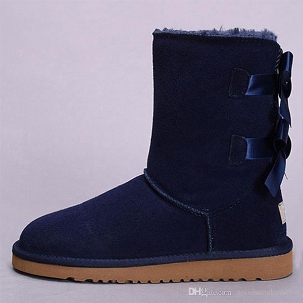 

men women's victoria tall fashion australia genuine leather short boots fashion women snow boots sneaker trainer size 35-41 ing, Black