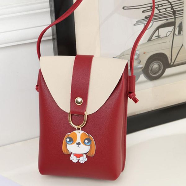 

banabanma woman color matching fashion sweet style cross body satchel