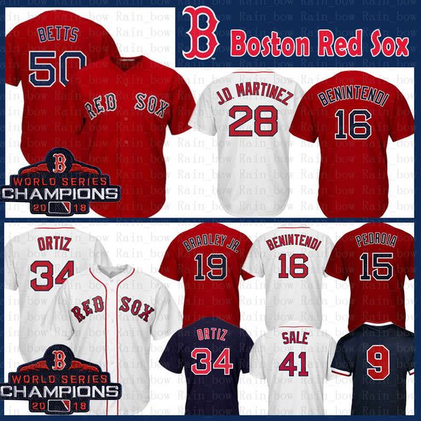 

Bo ton red 50 mookie bett ox 28 jd martinez ba eball jer ey 19 jackie bradley jr 41 chri ale pedroia 16 andrew benintendi william