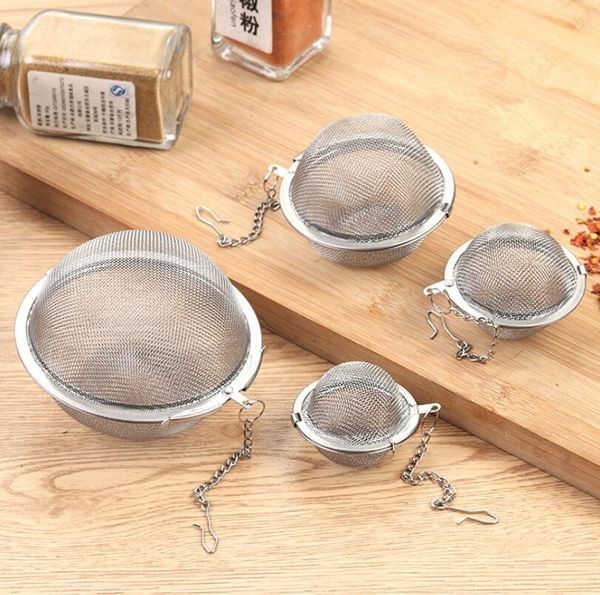 

stainless steel sphere locking spice tea ball strainer mesh infuser tea strainer filter infuser mesh herbal ball kitchen tea tools