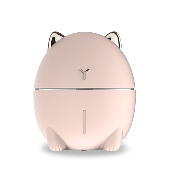 

grtco 200ml mini humidifier usb portable essential aroma oil diffuser cute colorful night light mist maker fogger dudu cat