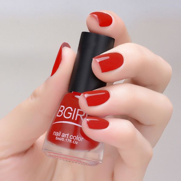 

new mini peelable beautiful nail polish pretty shine vernis mirror no lamp paint stencil lacqure liquid nail polish