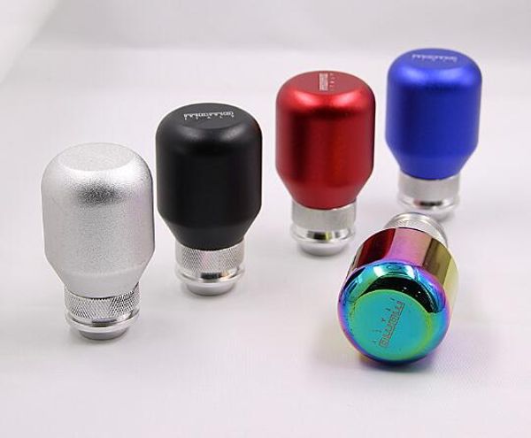 

universal adjustable aluminum auto manual car gear stick shift knob shifter fit for ford passat honda audi toyota golf