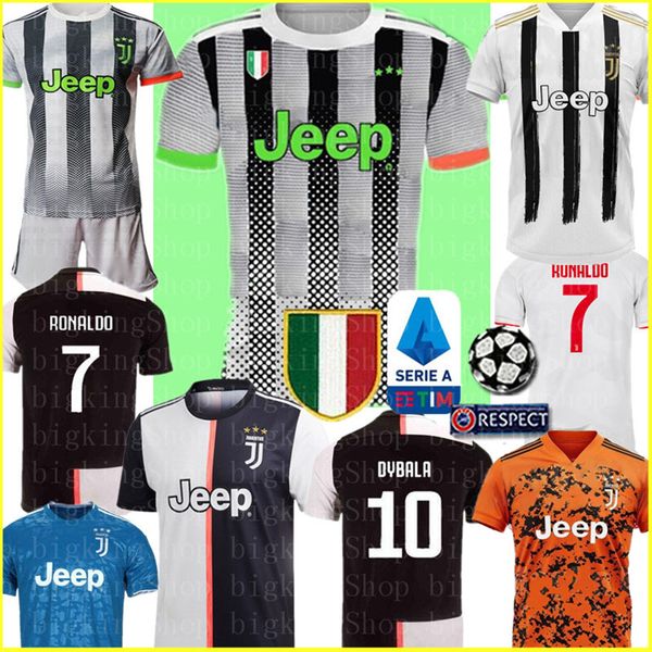 

ronaldo juventus soccer jersey 2020 juve de ligt dybala higuain buffon mandzukic camisetas futbol camisas football shirt, Black;yellow