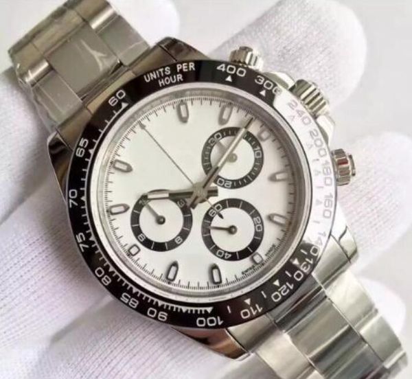 

13 cal.7750 sapphire quality watch 116520 116500ln 116506 chronograph 40mm automatic watche movement mens glass 116503 factory bp s evmo, Slivery;brown