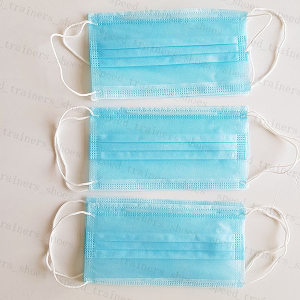 

dhl ship 12 hour disposable 3 layers face mask anti dust mouth nose cover respirators 3-ply anti-fog pm2.5 particulate respirator masks