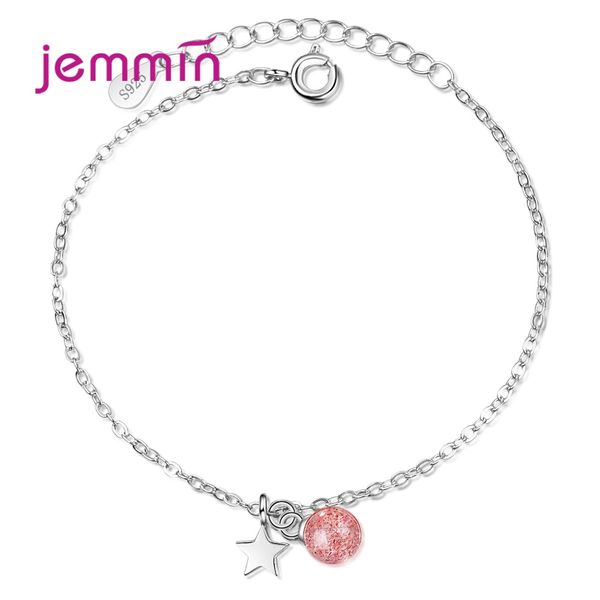 

new arrivals summer style ball star charms bracelet women girls gifts jewelry wholesale cz crytal cubic zircon bangle bijoux, Black