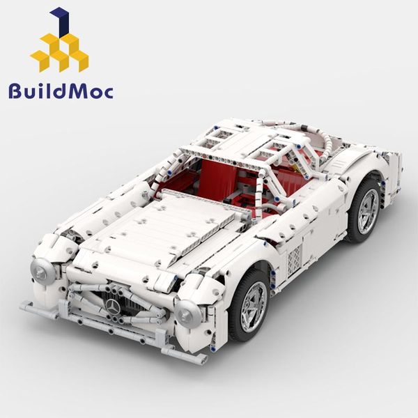 

buildmoc создатель соответствовать legoings техника мерседес-sl300 дистанционного управления строительные блоки кирпич комплект малыш игрушк