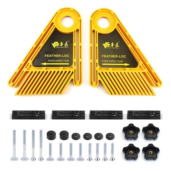 

multi-purpose feather loc board set woodworking engraving machine double featherboards miter gauge slot woodwork diy tools