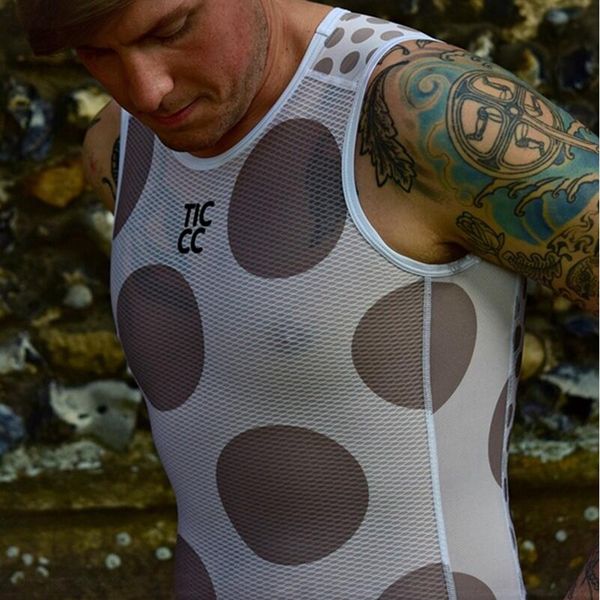 

cool mesh breathable cycling underwear base layers bicycle sleeveless shirt highly quick dry clothes riding gear kg-595, Black;red