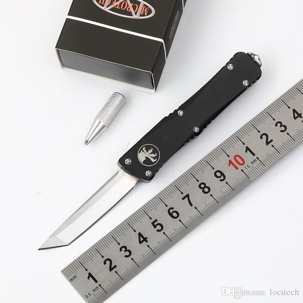 

Микро-техника, мини ultratech в UTX70 двойного действия нож D2 Танто лезвие алюминиевая ручка 5,75 дюйма ВДГ подарок нож Xmas подарок