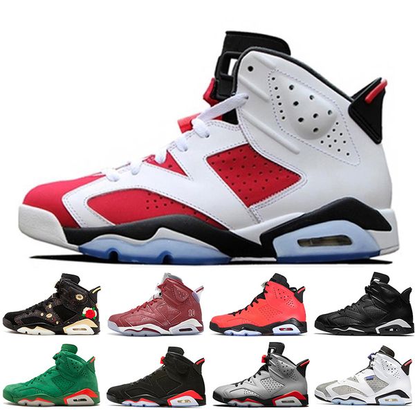 

2019 Bred VI 6 6s Mens Basketball Shoes Infrared 23 3M Reflective Tinker Slam Dunk CNY Wheat Men Sports Sneakers Designer Trainers US 7-13