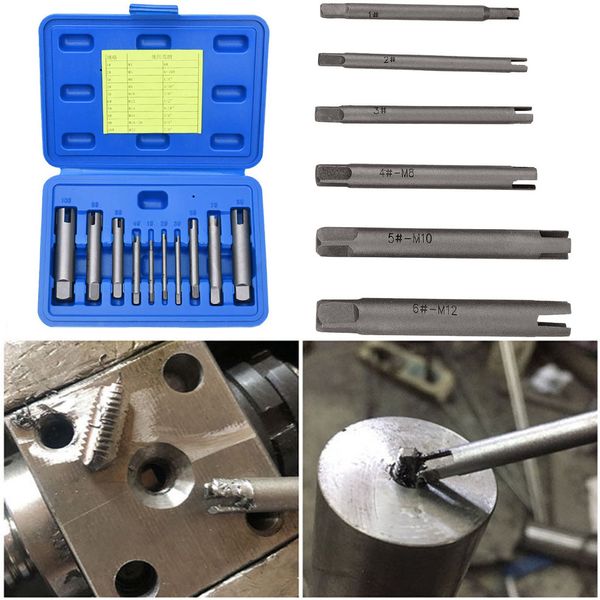 

steel broken head taps remover stripped screw tap extractor set home accessories tools alloy steel broken head taps