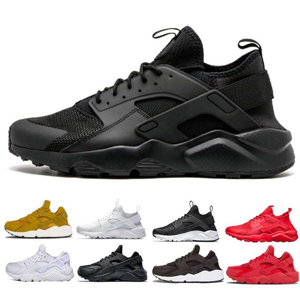 

2020 stock x huarache 4.0 running shoes for men triple white black huraches sports huaraches sneakers harache mens designer shoes