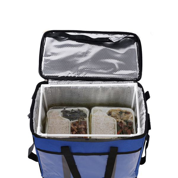 

fashion thicken 45l large thermal cooler bag insulated large capacity multi-function lunch box for fast rider