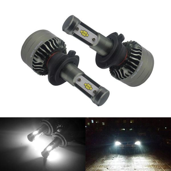 

h7 120w 15000lm led bulb headlight fog drl daytime running light l&r white 6500k