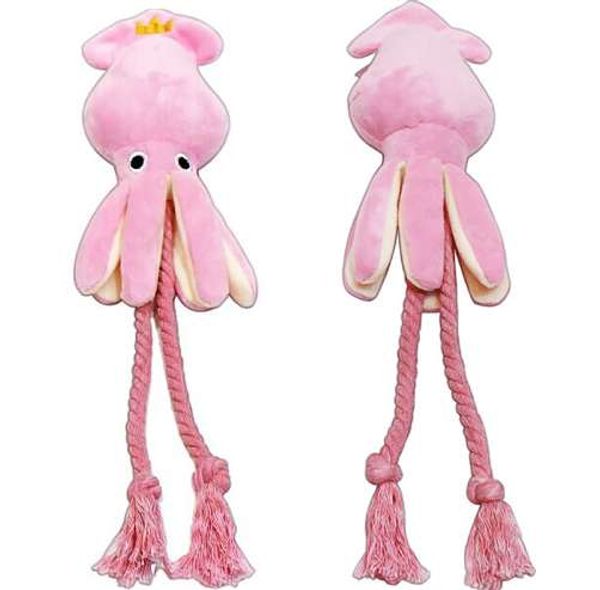 Vendita calda 1Piece Dog Toy The Octopus Cute BB Peluche Animali di peluche Corda per bambini