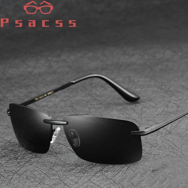 

psacss new square polarized sunglasses men women alloy frame vintage brand designer sun glasses for driving fishing shades uv400 byuqp