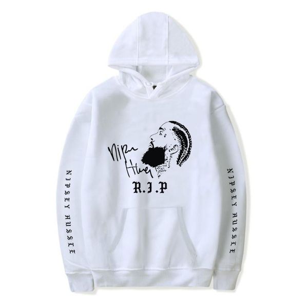 

nipsey hussle hoodies sweatshirt hiphop loose rap streetwear oversized large size 4xl mantle poleron hombre drop shipping, Black