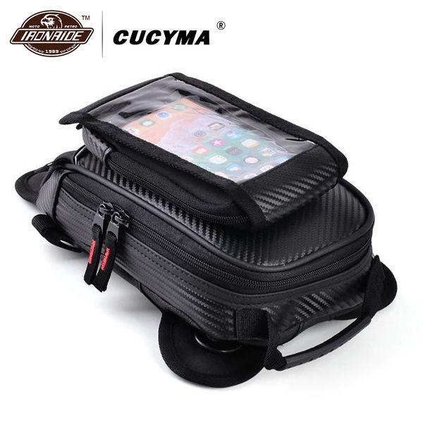 

cucyma motorcycle bag moto bags waist oil touch screen mobile phone pocket multifunction casual leg bags travel baggage