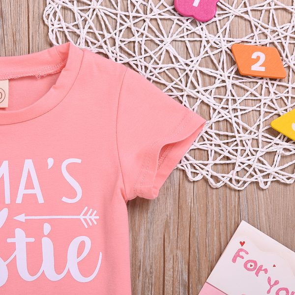 

2019 summer toddler kids girl baby pink mama's e blouse t-shirt tee t shirt, Blue