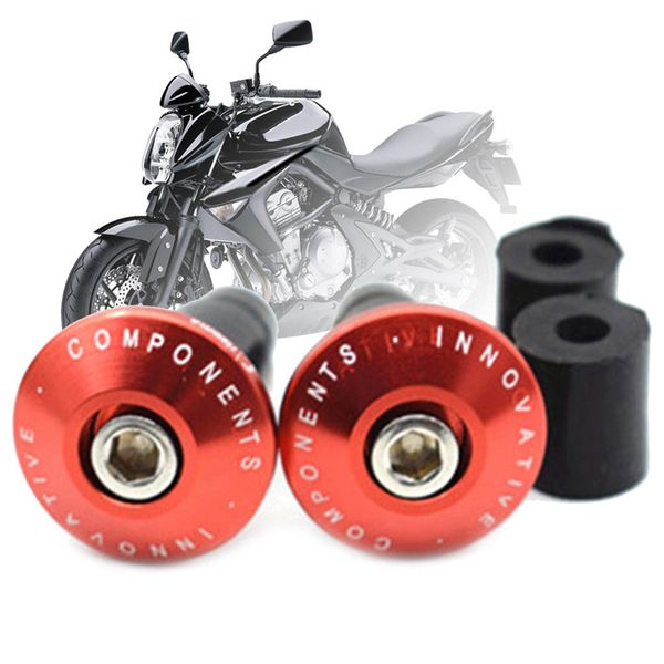 

universal aluminum motorcycle handlebar ends handle end tips caps for cnc racing cap plug slider alloy 6 colors