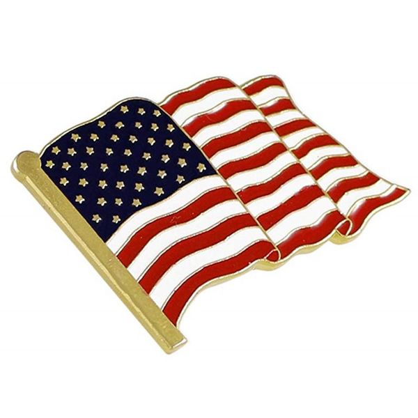 

американский флаг брошь сша металл знак американских брошь pin одежда орнамент мужчин и женщин национальный флаг одежда ювелирные изделия, Gray