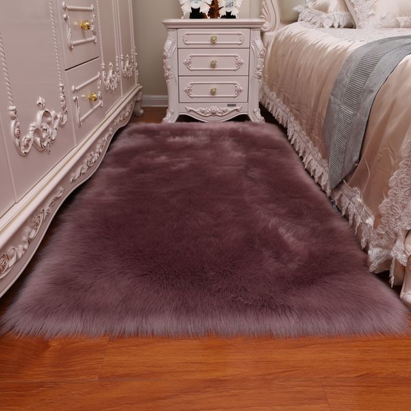 Imitation Wool Simple Plush Carpet Living Room Plush Sofa Bay