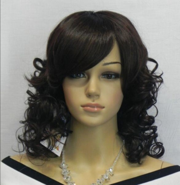 Wig Fashion Womens Party Cosplay Bob Wigs Full Short Curly Hair