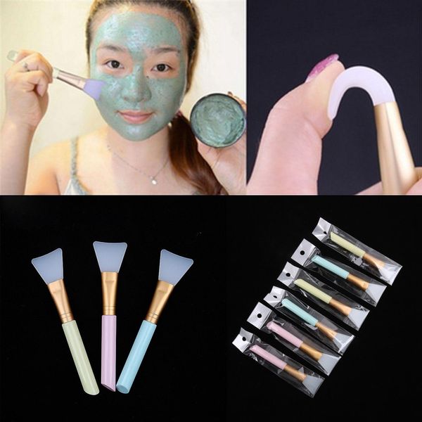 SM002 Silicone Macio Máscara Facial Máscara de Escova Ferramenta de Beleza Máscara de Lama Facial Aplicador Escova Hidratante Corporal Loção E Corpo Manteiga Aplicador Ferramentas