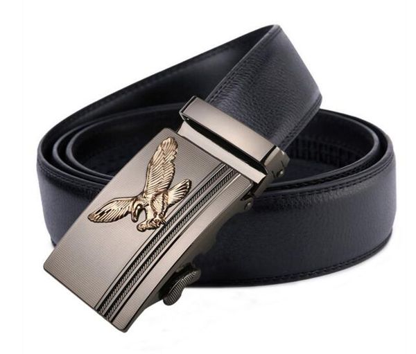 

2020 new men luxury mens belts automatic buckle genuine leather belt for men striped designer belts, Black;brown