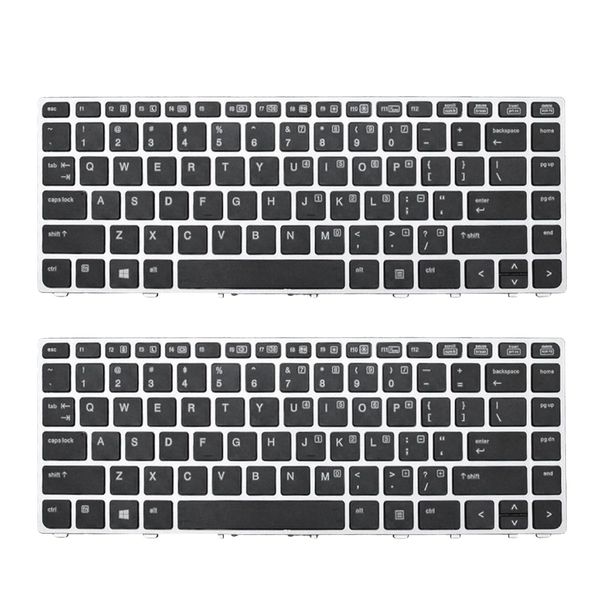 

2 packs us english keyboard for elitebook folio 9470m lap6037b0080301